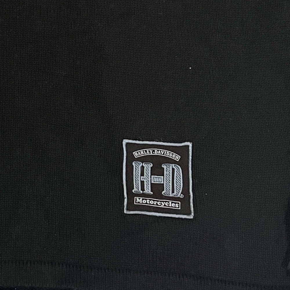 Harley-Davidson Black 1/4 zip embroidered  Harley logo size Large - Picture 4 of 8